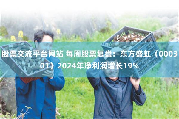 股票交流平台网站 每周股票复盘：东方盛虹（000301）2024年净利润增长19%