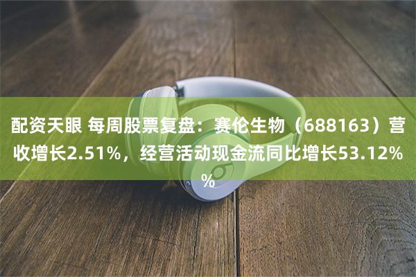 配资天眼 每周股票复盘：赛伦生物（688163）营收增长2.51%，经营活动现金流同比增长53.12%
