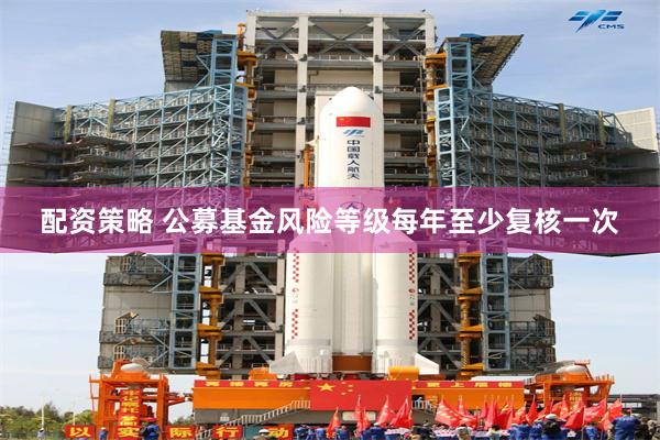 配资策略 公募基金风险等级每年至少复核一次