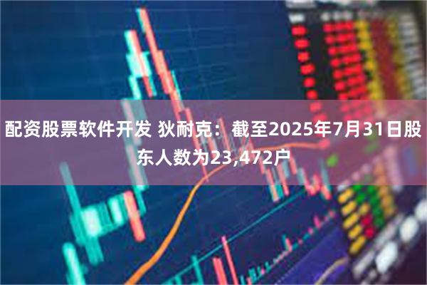 配资股票软件开发 狄耐克：截至2025年7月31日股东人数为23,472户