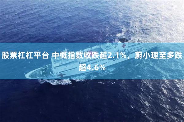 股票杠杠平台 中概指数收跌超2.1%，蔚小理至多跌超4.6%