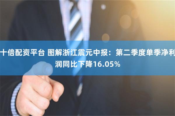 十倍配资平台 图解浙江震元中报：第二季度单季净利润同比下降16.05%