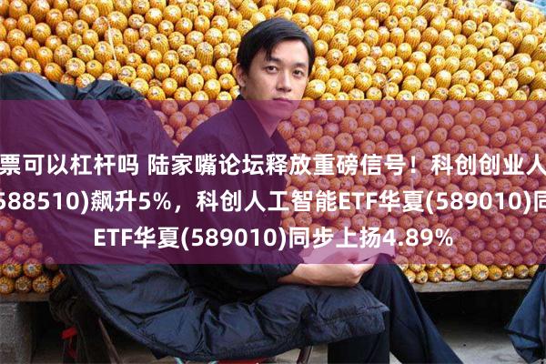 股票可以杠杆吗 陆家嘴论坛释放重磅信号！科创创业人工智能ETF华夏(588510)飙升5%，科创人工智能ETF华夏(589010)同步上扬4.89%