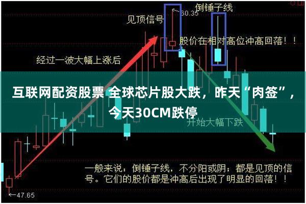 互联网配资股票 全球芯片股大跌,昨天“肉签”,今天30CM跌停