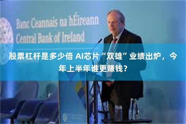 股票杠杆是多少倍 AI芯片“双雄”业绩出炉，今年上半年谁更赚钱？