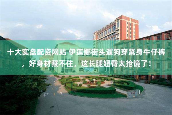 十大实盘配资网站 伊莲娜街头遛狗穿紧身牛仔裤，好身材藏不住，这长腿翘臀太抢镜了！