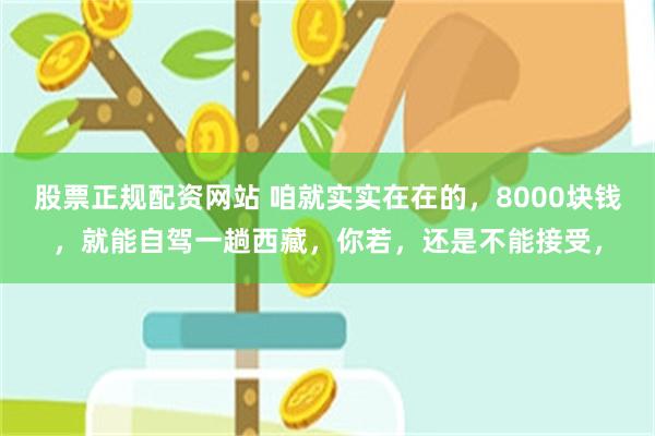 股票正规配资网站 咱就实实在在的，8000块钱，就能自驾一趟西藏，你若，还是不能接受，