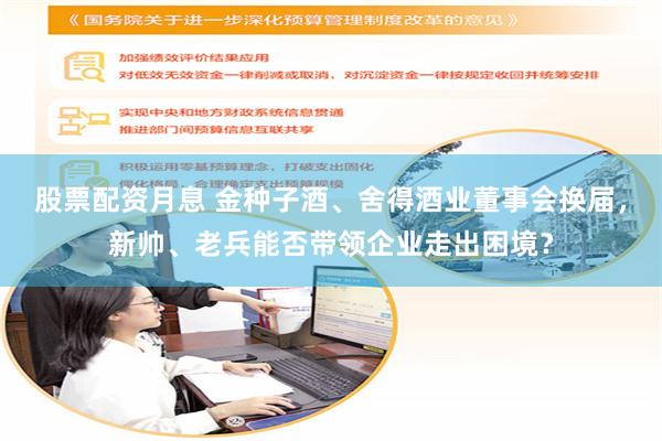 股票配资月息 金种子酒、舍得酒业董事会换届，新帅、老兵能否带领企业走出困境？