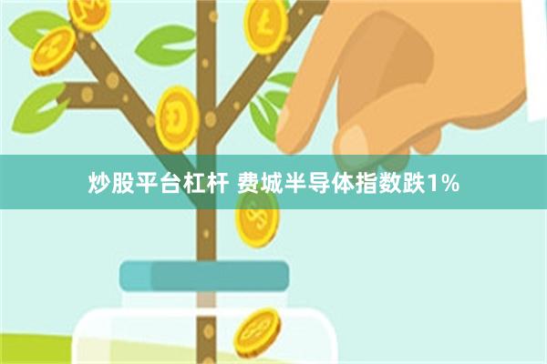 炒股平台杠杆 费城半导体指数跌1%